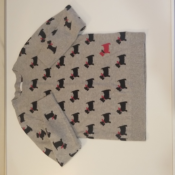 Charter Club Gray Sweater with Dog Motif - Picture 5 of 5